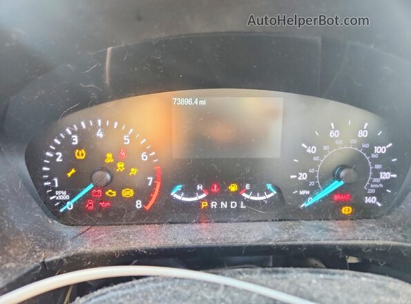 1FMCU9G69LUC28037 2020 FORD ESCAPE White ხელსაწყოთა პანელის ხედი