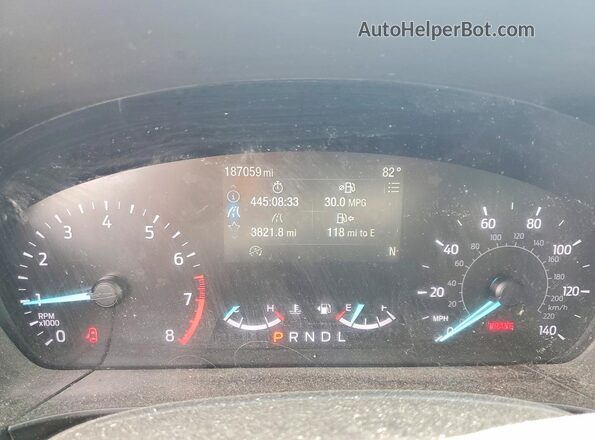 1FMCU9G69LUC28779 2020 FORD ESCAPE White Widok zestawu wskaźników