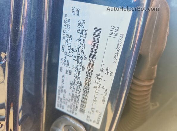 1FMCU9G69LUC78260 2020 FORD ESCAPE Blue Widok komory silnika