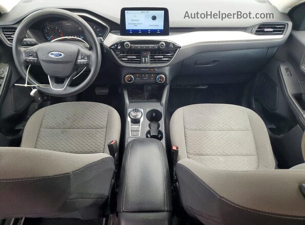 1FMCU9G69MUB22656 2021 FORD ESCAPE Черный Вид панели приборов