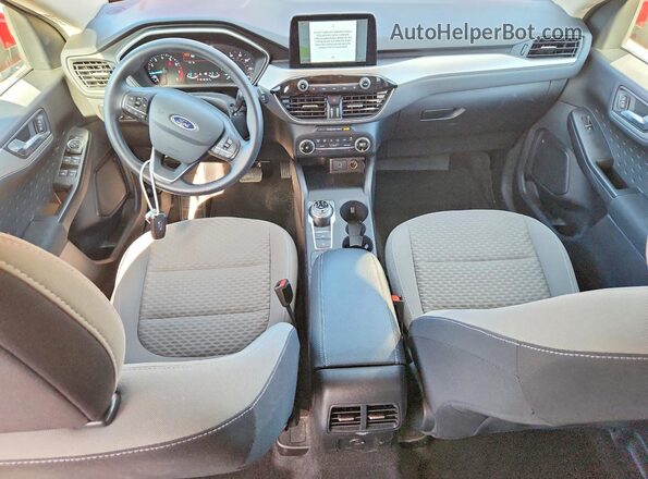 1FMCU9G6XLUB77941 2020 FORD ESCAPE Красный Вид панели приборов
