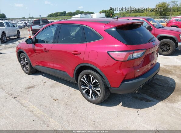 1FMCU9G6XMUA95354 2021 FORD ESCAPE Red Задня ліва чверть