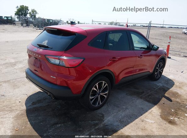1FMCU9G6XMUA95354 2021 FORD ESCAPE Red Задня права чверть