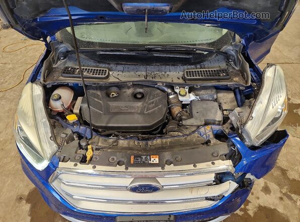 1FMCU9G92HUB78700 2017 FORD ESCAPE Синий Вид подкапотного пространства