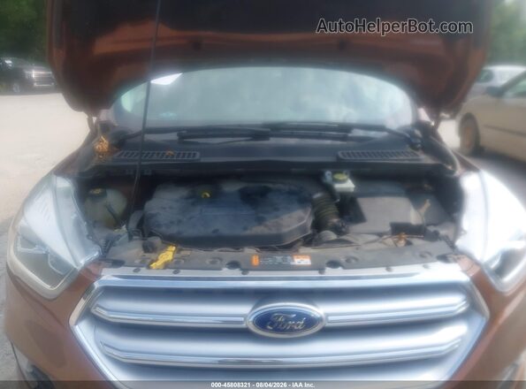 1FMCU9G93HUD67971 2017 FORD ESCAPE Dark Brown Widok z tyłu