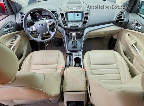 1FMCU9G94GUB29366 2016 FORD ESCAPE Red წინა პანელის ხედი