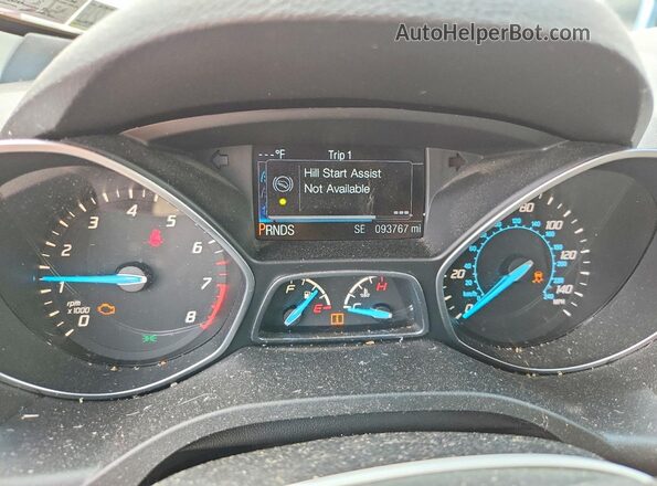 1FMCU9G94GUB29366 2016 FORD ESCAPE Red ხელსაწყოთა პანელის ხედი