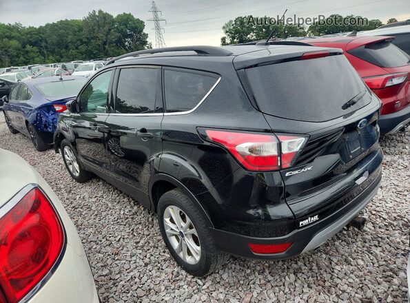 1FMCU9G94HUE52270 2017 FORD ESCAPE Black Tył lewy