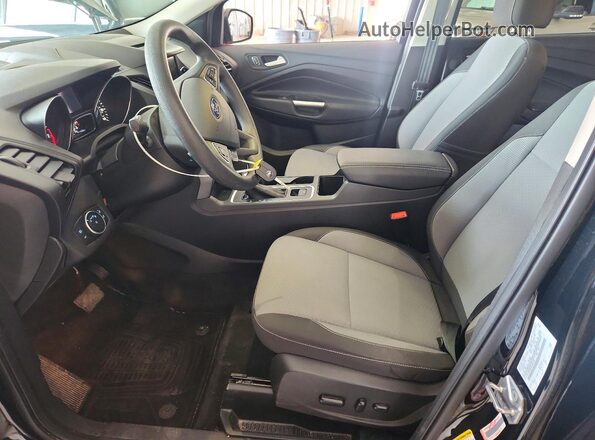 1FMCU9G94HUE52270 2017 FORD ESCAPE Black Widok wnętrza z przodu
