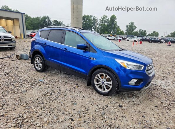 1FMCU9G96HUE75775 2017 FORD ESCAPE Blue Front right
