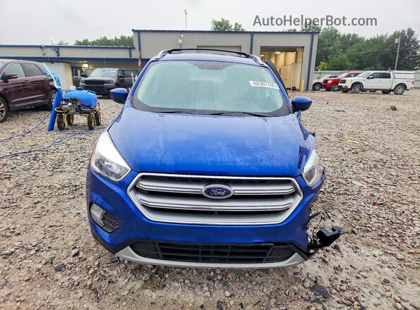 1FMCU9G96HUE75775 2017 FORD ESCAPE Blue Front view