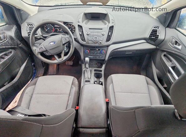 1FMCU9G96HUE75775 2017 FORD ESCAPE Blue Dashboard view