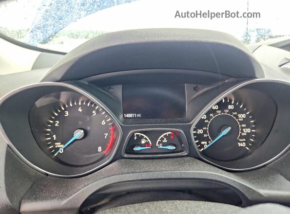 1FMCU9G96HUE75775 2017 FORD ESCAPE Blue Instrument cluster view