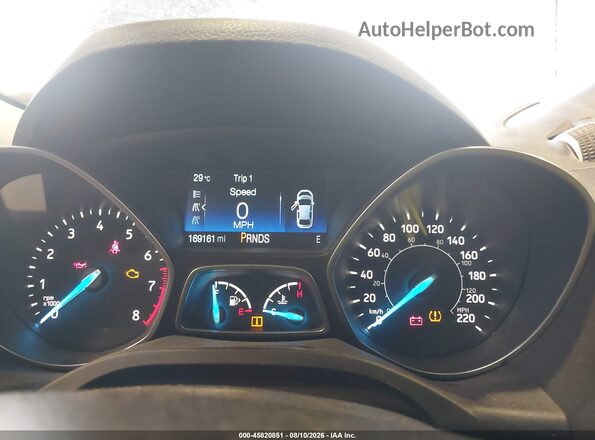 1FMCU9G96HUE80507 2017 FORD ESCAPE Black Вид задніх сидінь