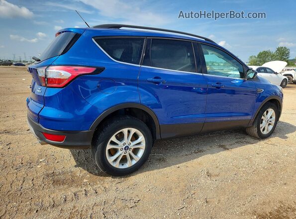 1FMCU9G96HUE87571 2017 FORD ESCAPE Синий Задняя правая четверть