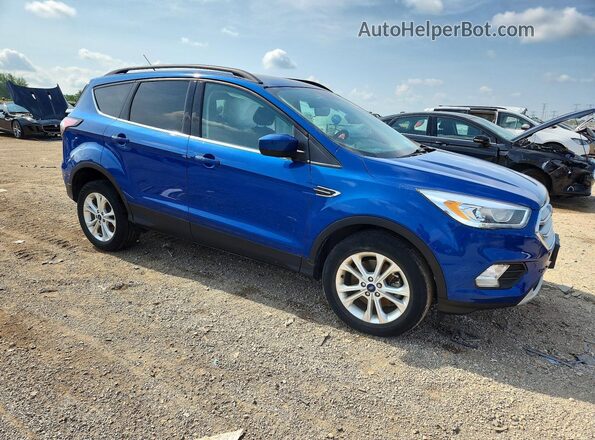 1FMCU9G96HUE87571 2017 FORD ESCAPE Синий Передняя правая четверть