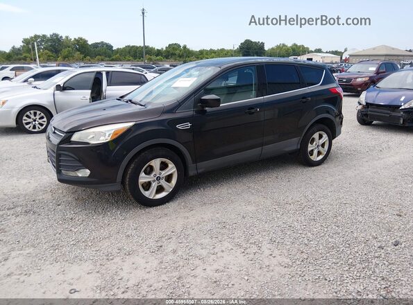 1FMCU9G97GUC29302 2016 FORD ESCAPE Black წინა მარცხენა ხედი სამი მეოთხედიდან