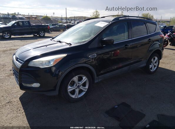 1FMCU9G97GUC43006 2016 FORD ESCAPE Black წინა მარცხენა ხედი სამი მეოთხედიდან