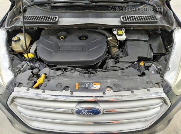 1FMCU9G97HUE28674 2017 FORD ESCAPE Black Вид підкапотного простору