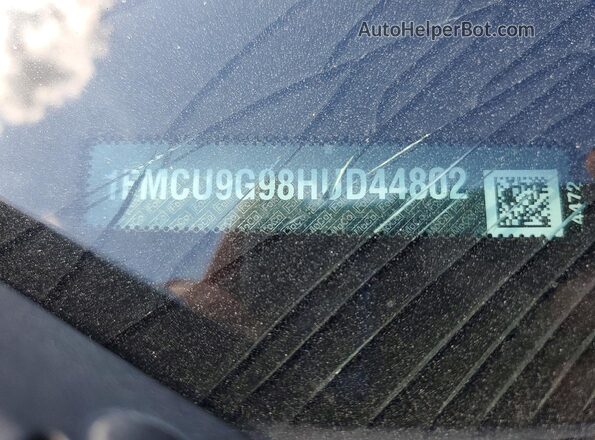 1FMCU9G98HUD44802 2017 FORD ESCAPE Gray Вид підкапотного простору