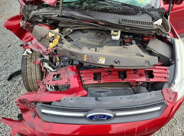 1FMCU9G99GUB42565 2016 FORD ESCAPE Red ძრავის განყოფილების ხედი