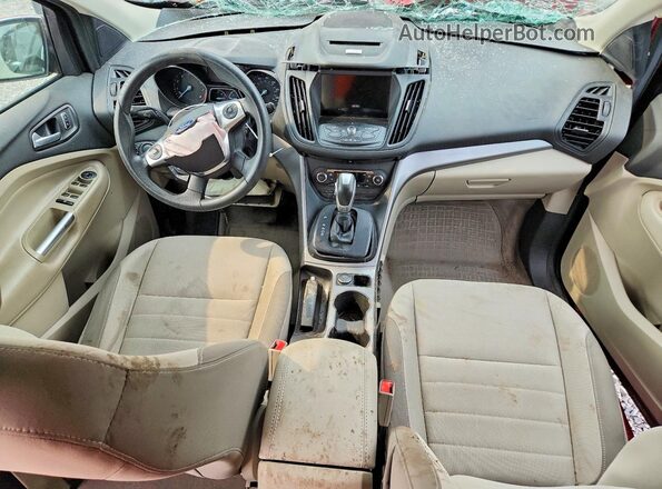1FMCU9G99GUB42565 2016 FORD ESCAPE Red წინა პანელის ხედი