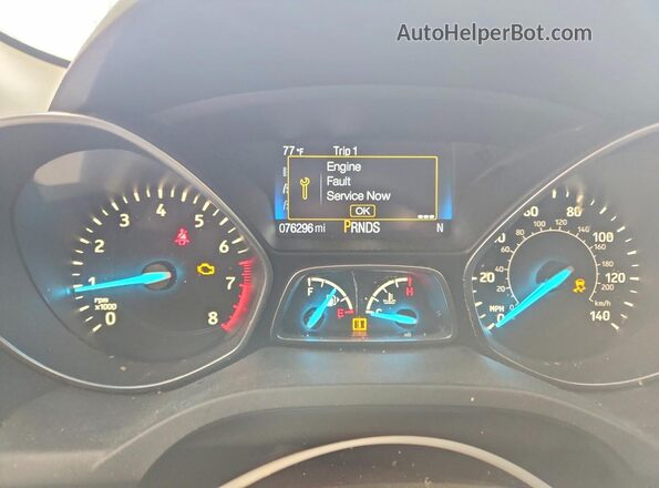 1FMCU9G99HUE68058 2017 FORD ESCAPE Gold Սարքավորումների վահանակի տեսք