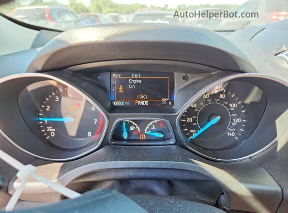 1FMCU9G9XHUE91445 2017 FORD ESCAPE Charcoal Widok zestawu wskaźników