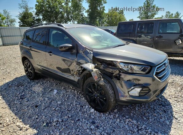 1FMCU9G9XHUE91445 2017 FORD ESCAPE Charcoal Przód prawy