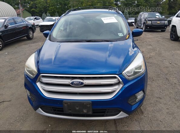 1FMCU9GD0HUA07951 2017 FORD ESCAPE Blue Вид спереду