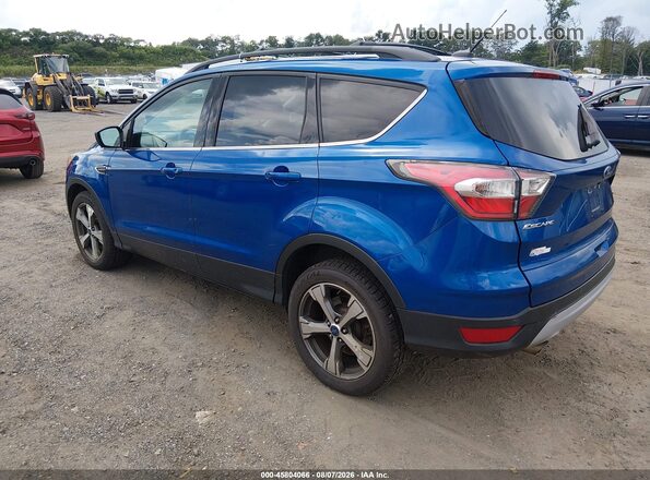 1FMCU9GD0HUA07951 2017 FORD ESCAPE Blue Задня ліва чверть