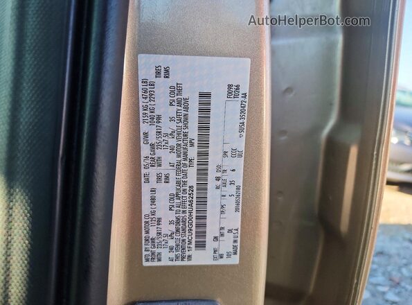 1FMCU9GD0HUA62528 2017 FORD ESCAPE Gold Вид підкапотного простору