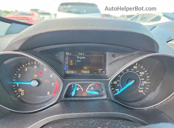 1FMCU9GD0HUA62528 2017 FORD ESCAPE Gold Вид щитка приладів