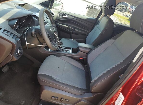 1FMCU9GD0HUB58384 2017 FORD ESCAPE Red Widok wnętrza z przodu