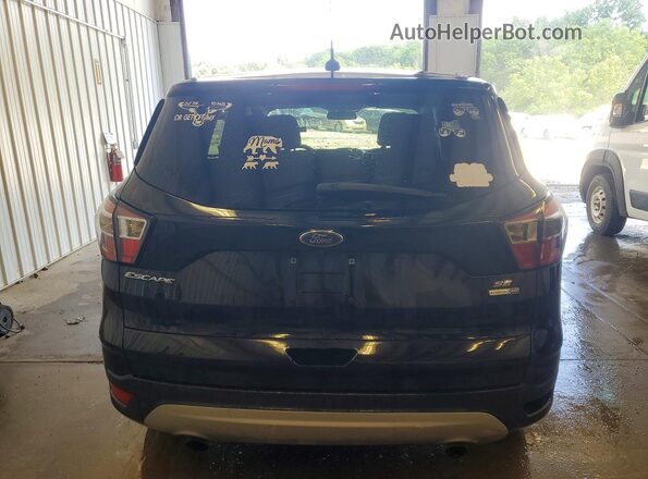 1FMCU9GD0HUC74717 2017 FORD ESCAPE Black Вид ззаду