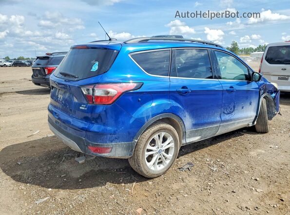 1FMCU9GD0HUC94899 2017 FORD ESCAPE Синий Задняя правая четверть