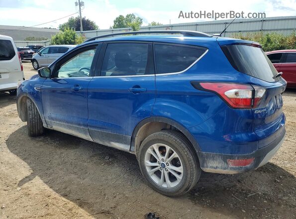 1FMCU9GD0HUC94899 2017 FORD ESCAPE Синий Задняя левая четверть