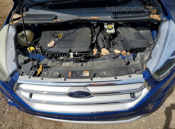 1FMCU9GD0HUC94899 2017 FORD ESCAPE Синий Вид подкапотного пространства