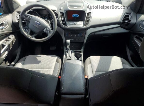 1FMCU9GD0HUC94899 2017 FORD ESCAPE Синий Вид панели приборов