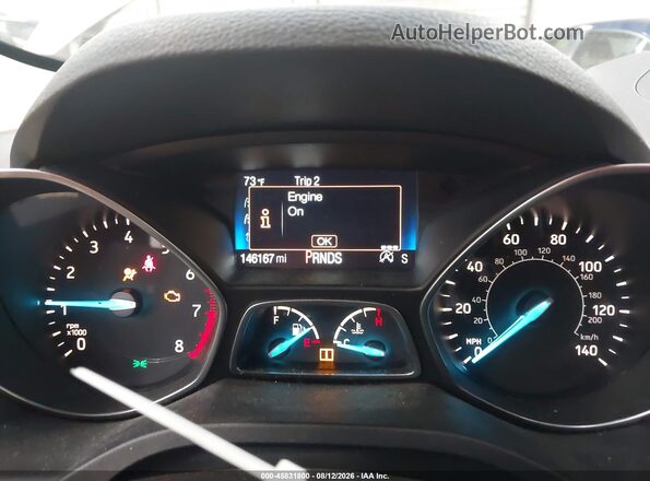 1FMCU9GD0HUD95618 2017 FORD ESCAPE Cream უკანა სავარძლების ხედი