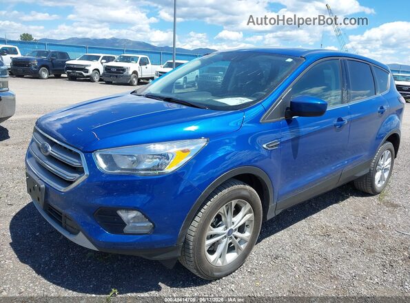 1FMCU9GD0HUE18556 2017 FORD ESCAPE Blue Передня ліва чверть