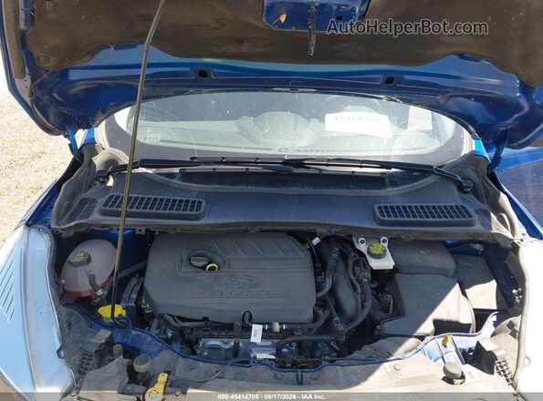 1FMCU9GD0HUE18556 2017 FORD ESCAPE Blue Вид ззаду