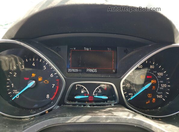 1FMCU9GD0HUE42050 2017 FORD ESCAPE White Սարքավորումների վահանակի տեսք