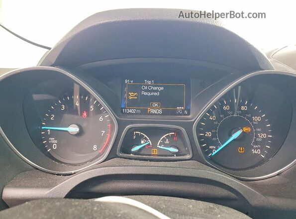 1FMCU9GD0HUE81706 2017 FORD ESCAPE Tan Սարքավորումների վահանակի տեսք