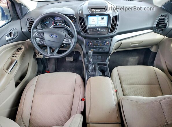 1FMCU9GD0HUE81706 2017 FORD ESCAPE Tan Առջևի վահանակի տեսք