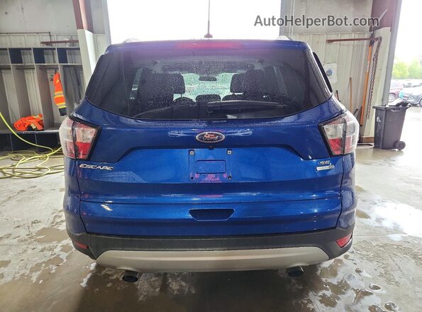 1FMCU9GD0HUE81849 2017 FORD ESCAPE Blue უკანა ხედი