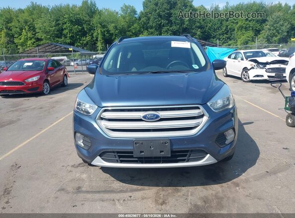 1FMCU9GD0JUA10984 2018 FORD ESCAPE Blue ხელსაწყოთა პანელის ხედი