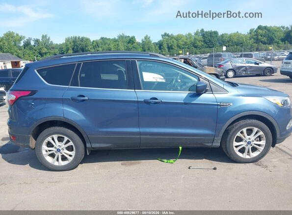 1FMCU9GD0JUA10984 2018 FORD ESCAPE Blue უკანა სალონის ხედი