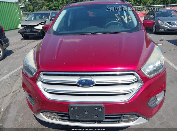 1FMCU9GD0JUA76869 2018 FORD ESCAPE Red Widok z przodu