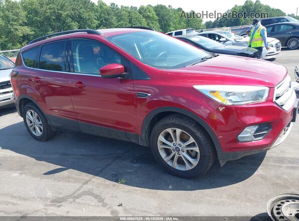 1FMCU9GD0JUA76869 2018 FORD ESCAPE Red Widok wnętrza z tyłu